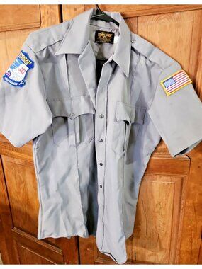 Century 21 Comfort in Action by Milliken Ghost Squadron USA Gabardine Shirt 16.5